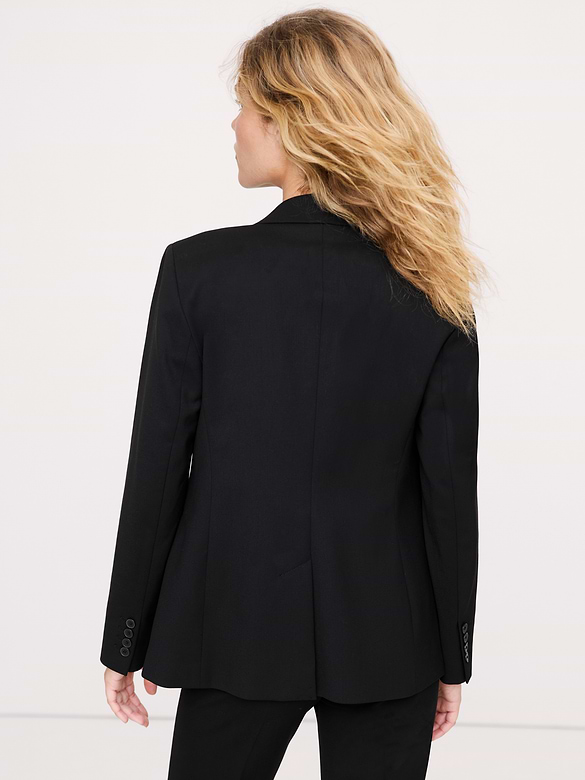 Slim Italian Wool Blazer