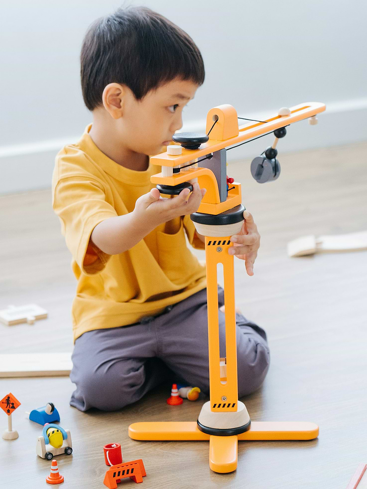Image 2 of 2, Crane Play Set