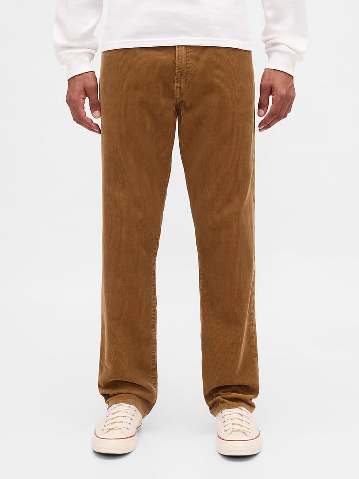 Image number 2 showing, Corduroy Relaxed Straight Pants