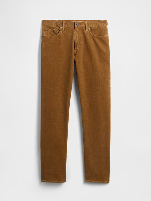 Corduroy Relaxed Straight Pants