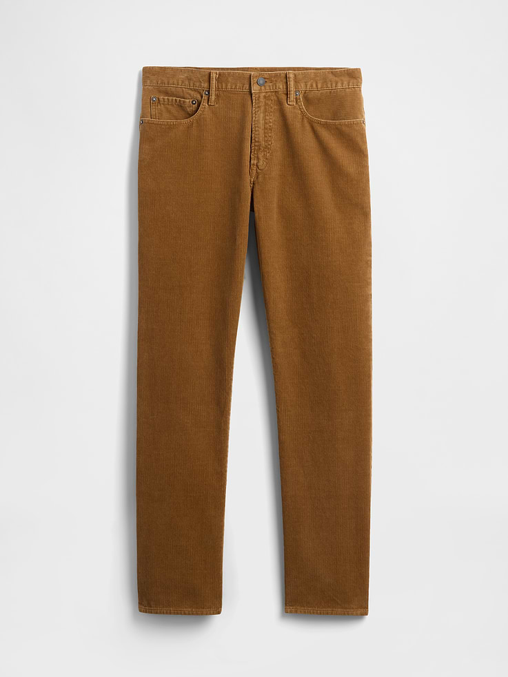 Image number 6 showing, Corduroy Relaxed Straight Pants