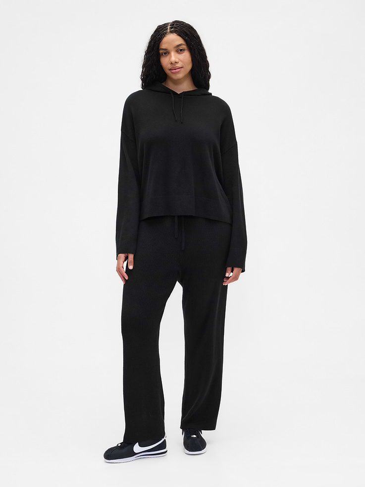 Image number 5 showing, CashSoft Relaxed Ribbed Sweater Pants