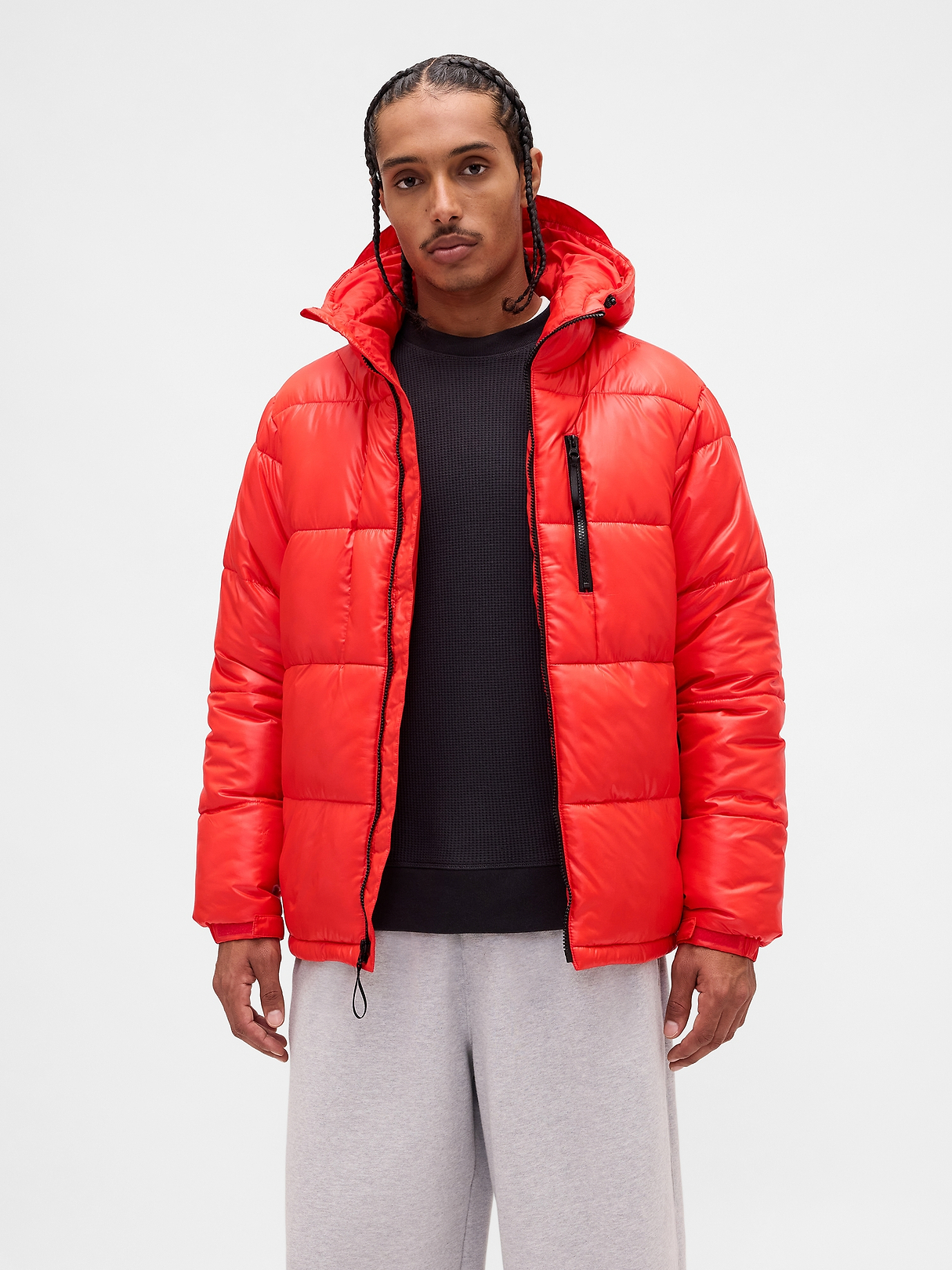 Recycled Heavyweight Puffer Jacket | Gap
