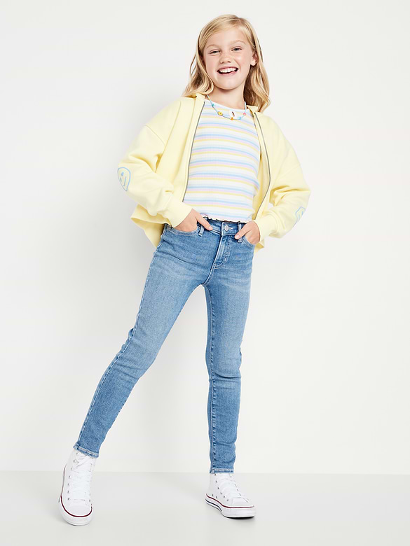 Jegging Rockstar à extensibilité 360° à taille haute pour fille