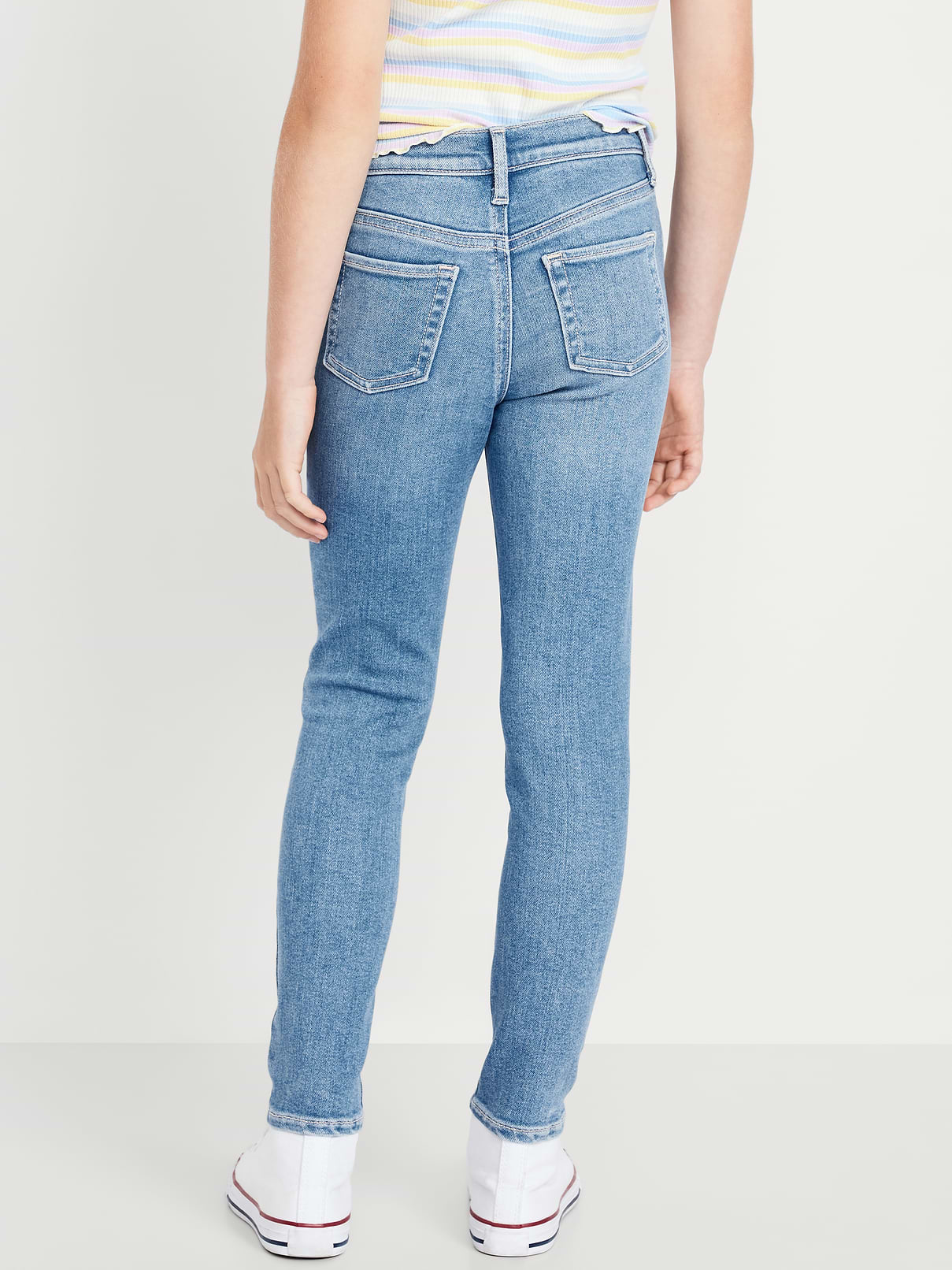 Image number 2 showing, High-Waisted Rockstar 360° Stretch Jeggings for Girls