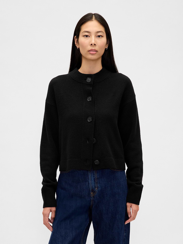 Image number 1 showing, CashSoft Oversized Chunky Cardigan