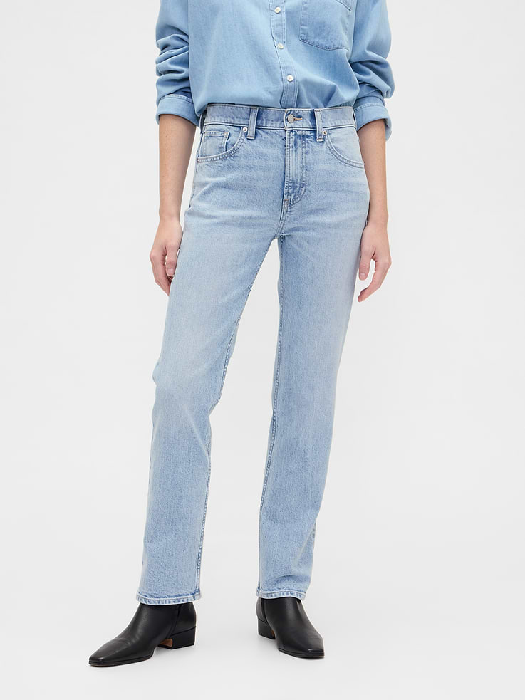 Image number 2 showing, High Rise '90s Slim Straight Jeans