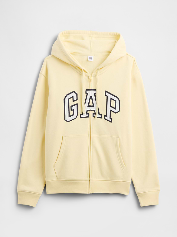Relaxed Gap Logo Zip Hoodie