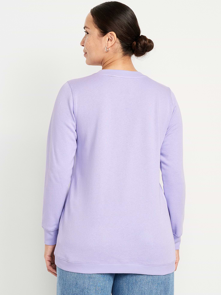 Image number 2 showing, Maternity Cross-Front Nursing Tunic