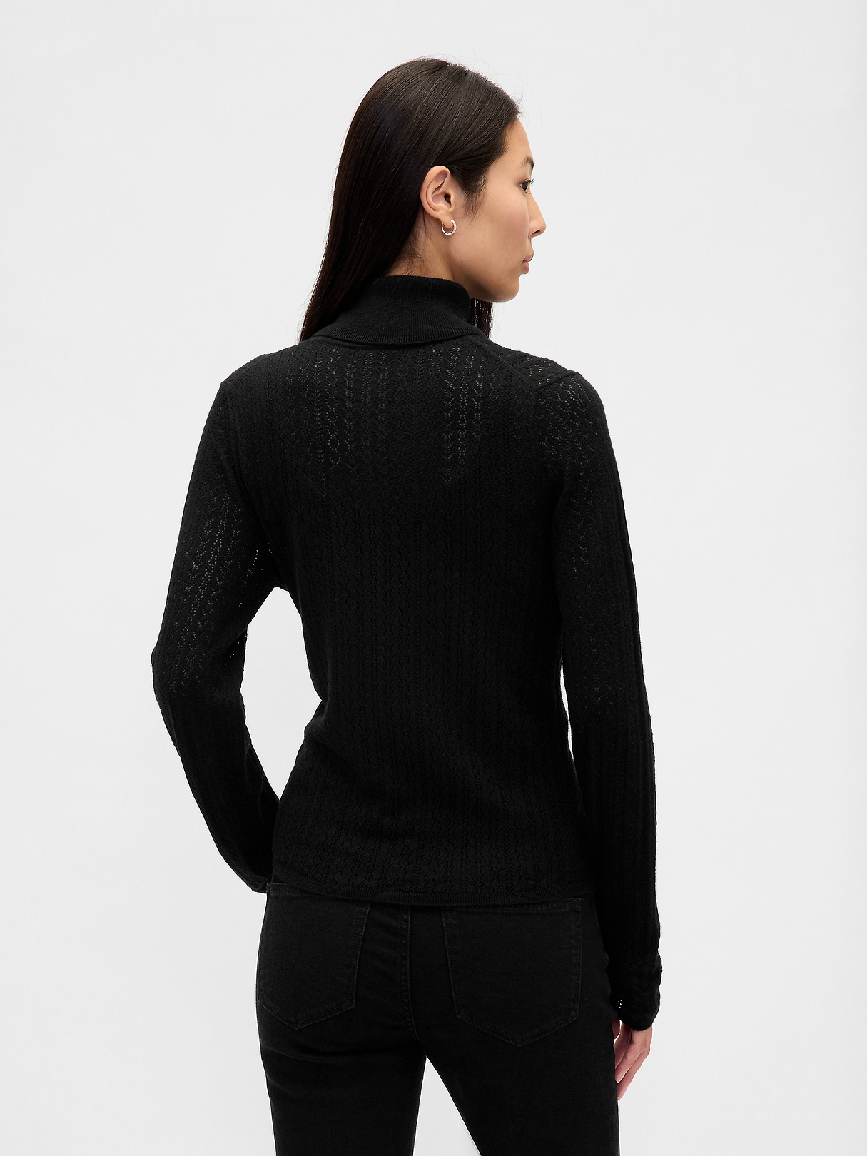 Pointelle Turtleneck Sweater | Gap