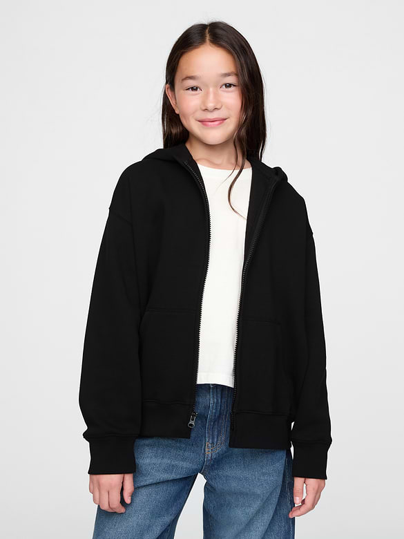 Veste à capuchon VintageDoux pour Enfant