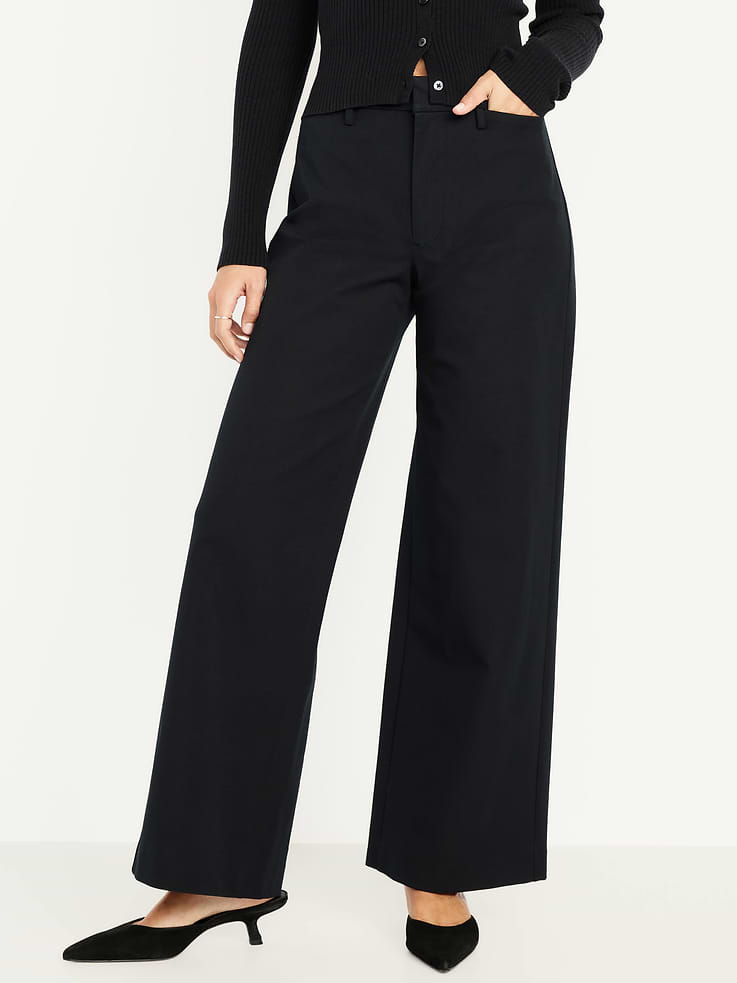 Image number 2 showing, High-Waisted Pixie Super Wide-Leg Pants