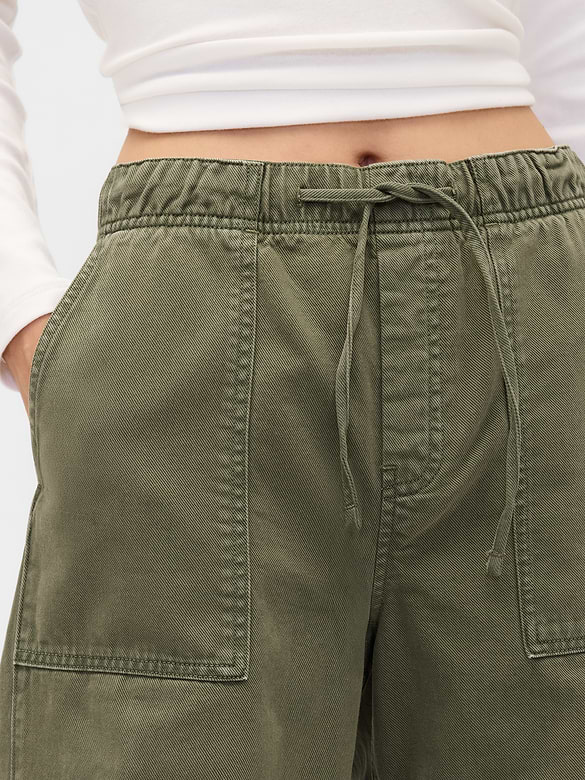 Mid Rise Easy Baggy Pants