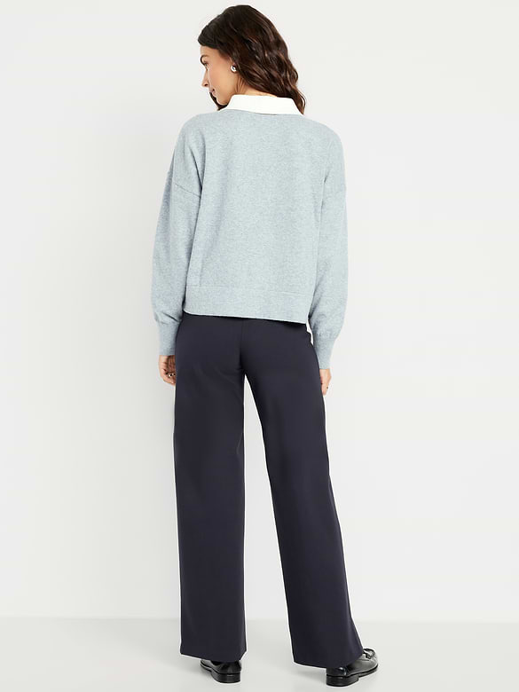 Extra High-Waisted Stevie Wide-Leg Pants
