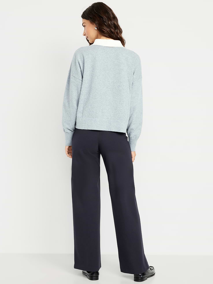 Image number 3 showing, Extra High-Waisted Stevie Wide-Leg Pants