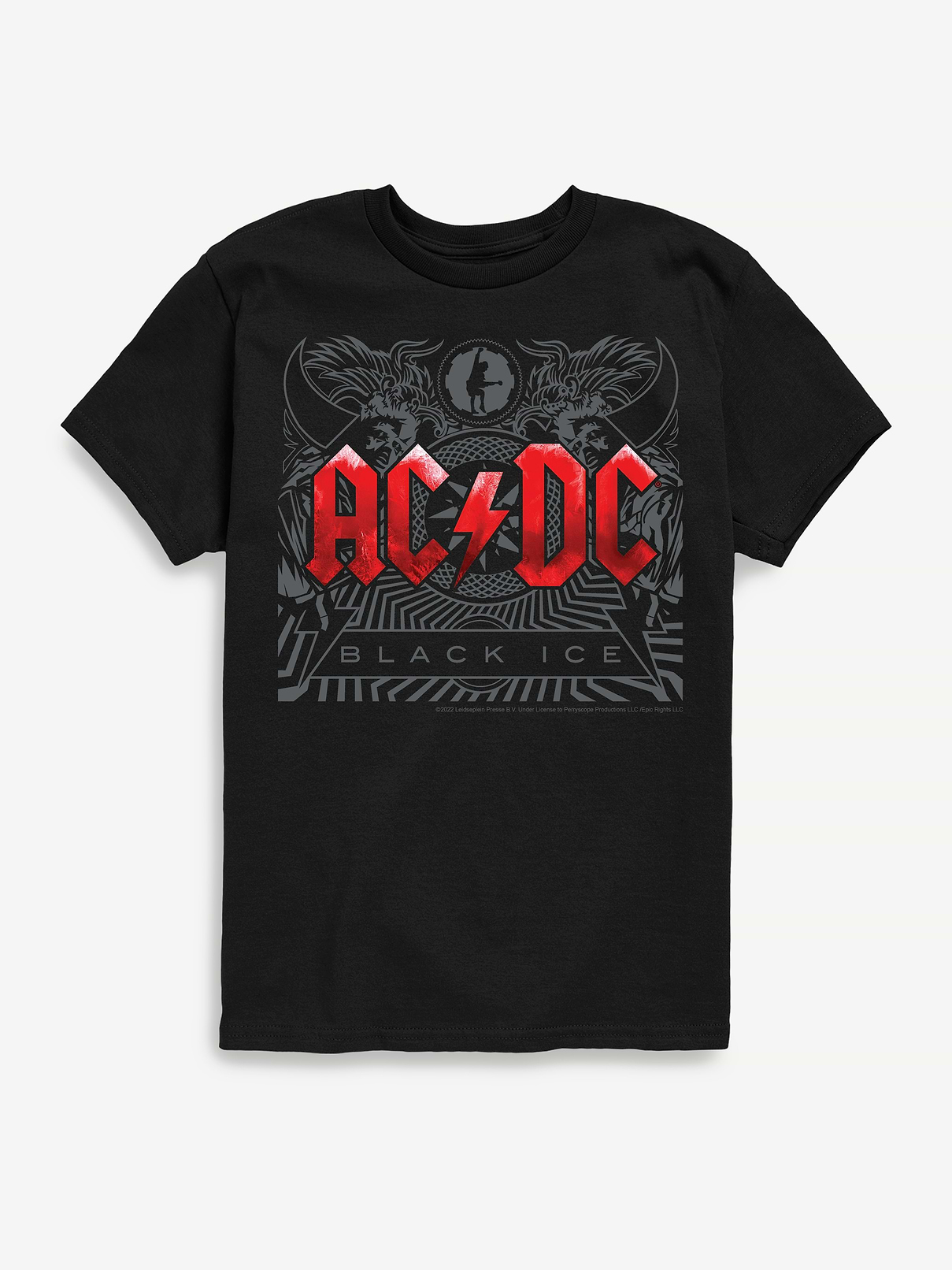Image number 1 showing, ACDC Black Ice Short Sleeve T-Shirt For Kids