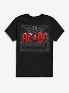 Image number 1 showing, ACDC Black Ice Short Sleeve T-Shirt For Kids