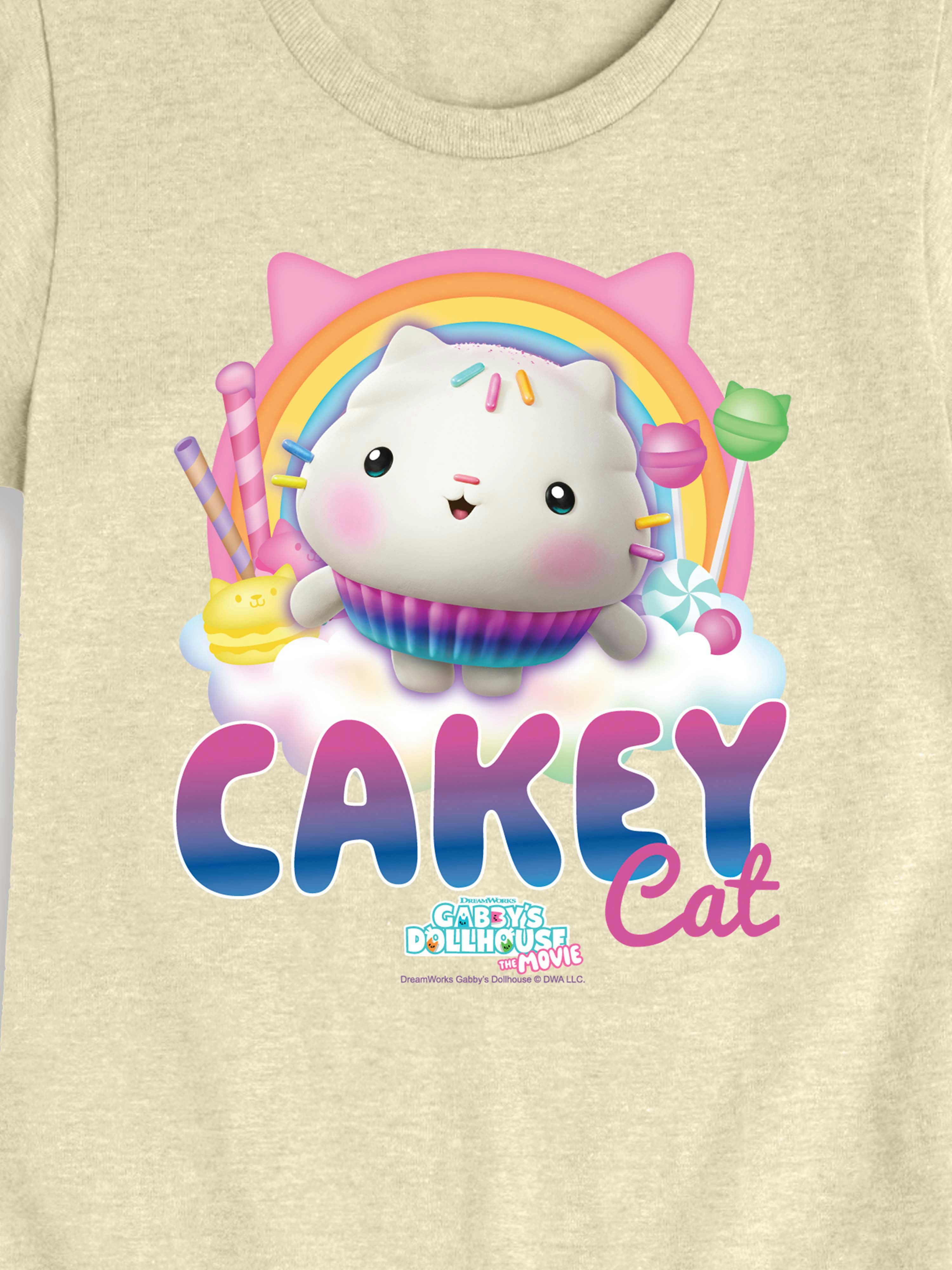 Image 2 of 4, Gabbys Dollhouse Cakey Cat Tee Fitted Short Sleeve T-Shirt For Toddler