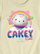 Image 2 of 4, Gabbys Dollhouse Cakey Cat Tee Fitted Short Sleeve T-Shirt For Toddler