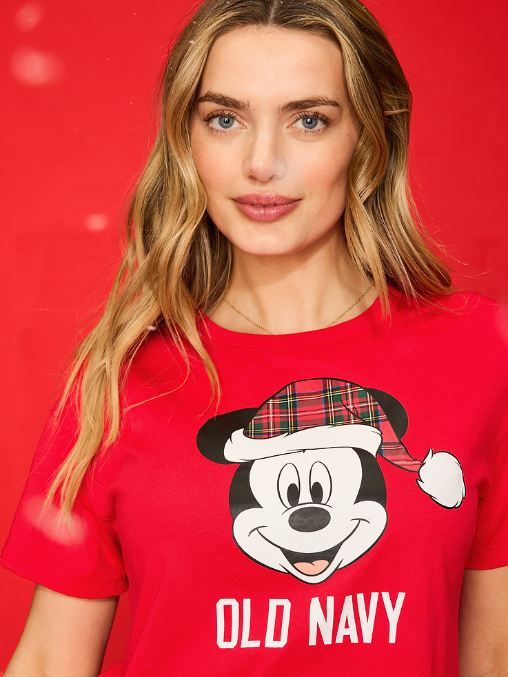 Image number 1 showing, Old Navy x Disney Logo-Graphic T-Shirt for Women