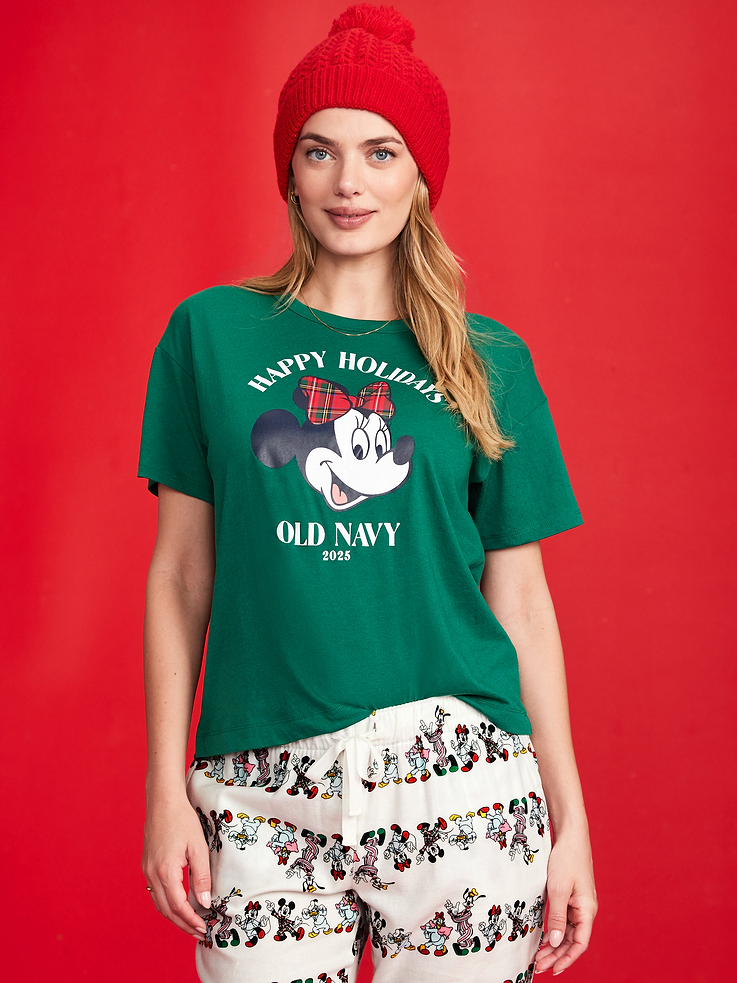 Image number 3 showing, Old Navy x Disney Logo-Graphic T-Shirt for Women