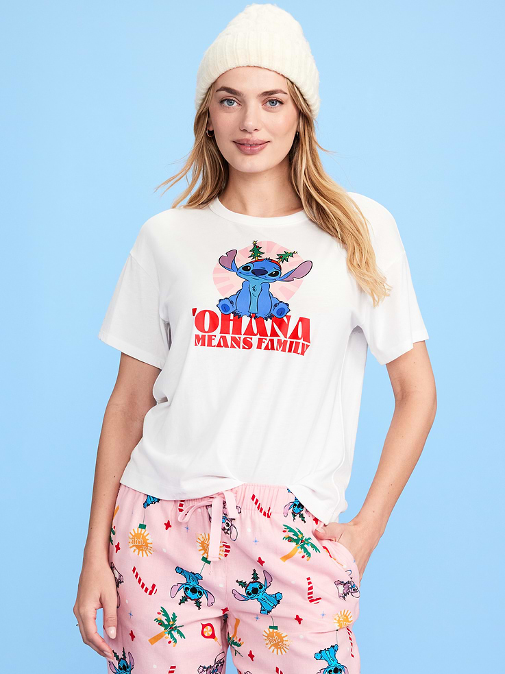Image number 2 showing, Old Navy x Disney Stitch Holiday-Graphic T-Shirt for Women