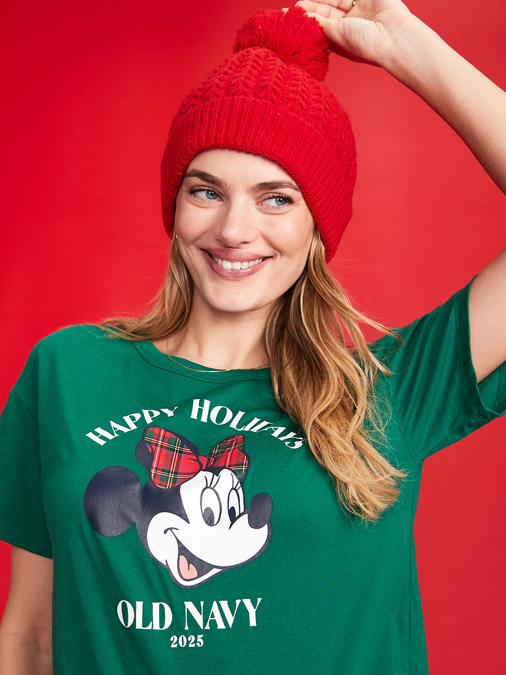 Image number 1 showing, Old Navy x Disney Logo-Graphic T-Shirt for Women