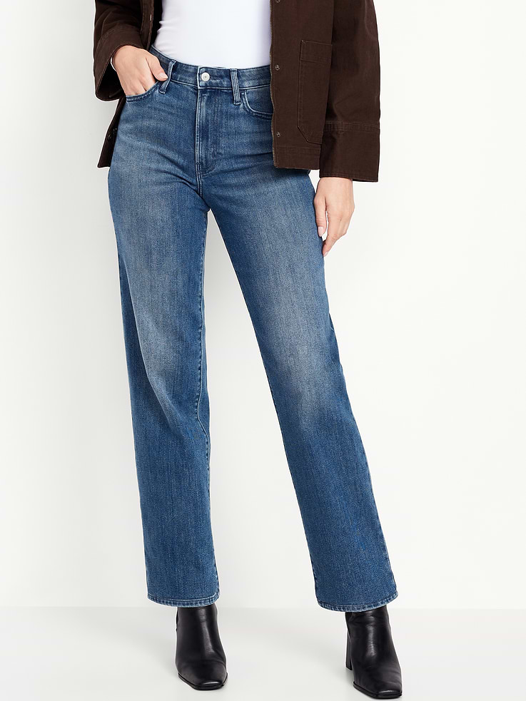 Image number 2 showing, High-Waisted Wow Loose Jeans