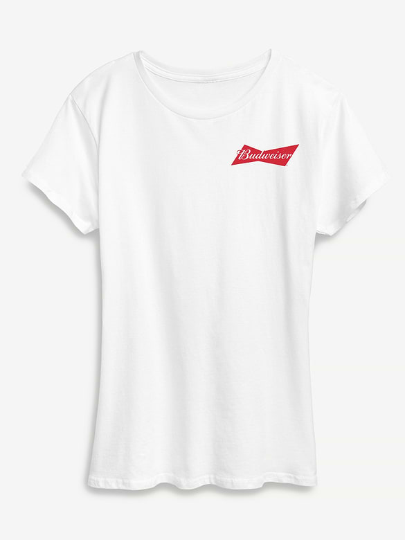 Budweiser Retro Logo Short Sleeve Graphic T-Shirt