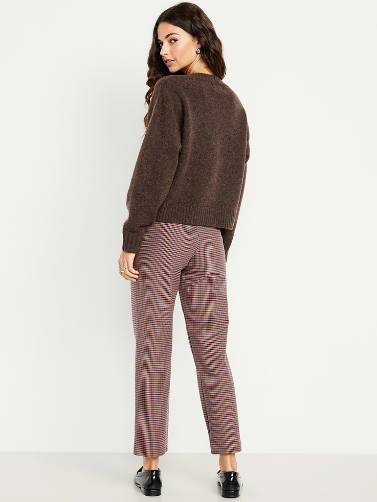 Image number 3 showing, High-Waisted Pixie Straight Ankle Pants