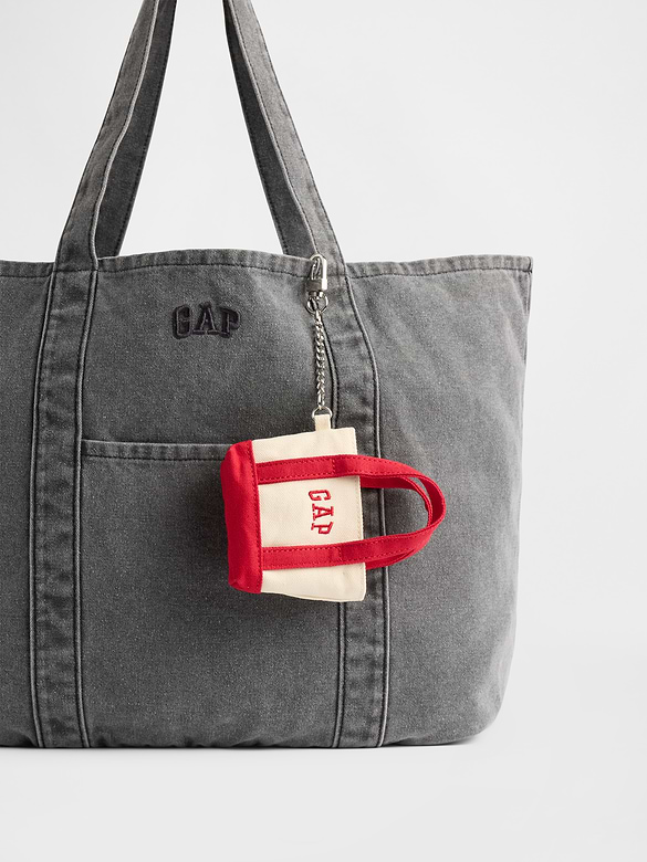 Logo Tote Bag Charm