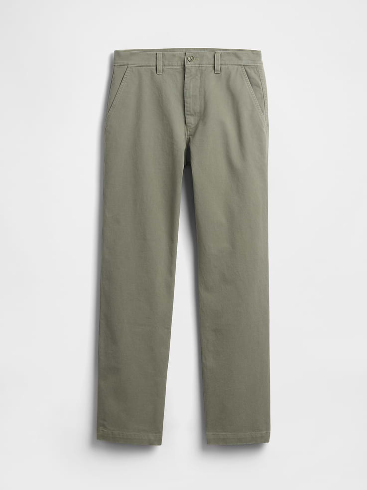 Image number 6 showing, Heavyweight Twill Relaxed Straight Khakis