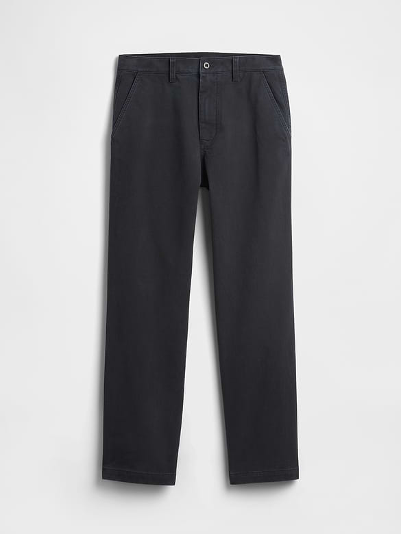 Heavyweight Twill Relaxed Straight Khakis