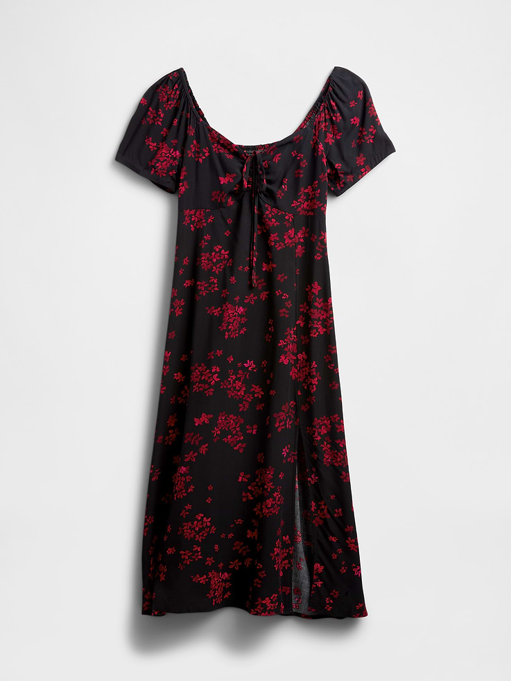 Image number 6 showing, Puff Sleeve Midi Dress
