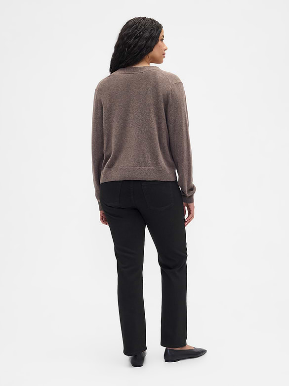 Mid Rise Classic Straight Jeans