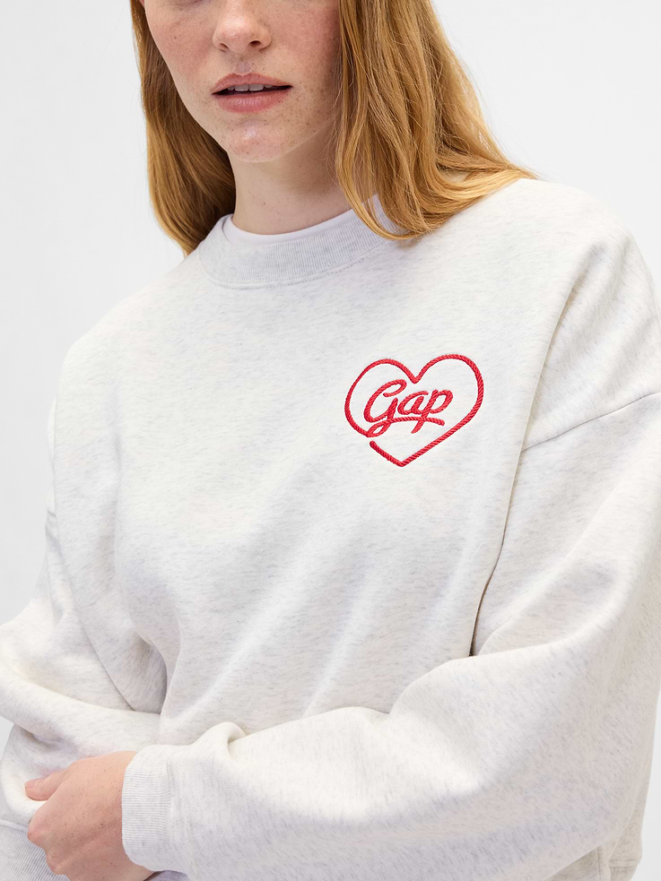Image 4 of 5, Relaxed Holiday Graphic Sweatshirt