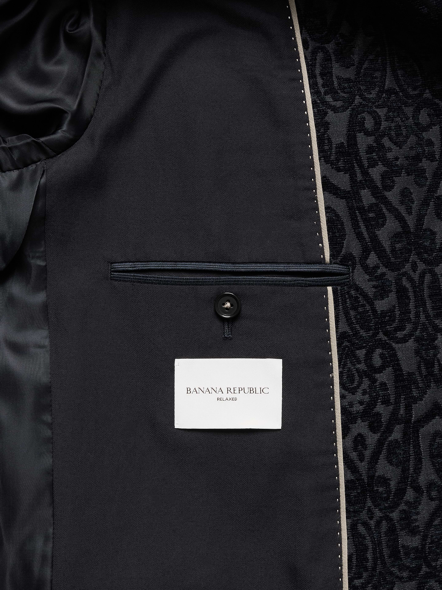 L'image numéro 6 présente Veste de smoking décontractée en jacquard