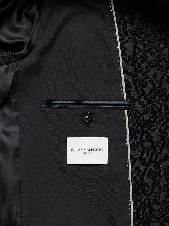 Relaxed Jacquard Tuxedo Jacket