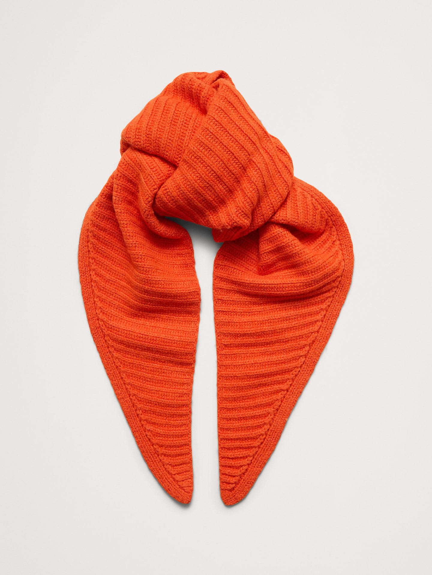 Image number 1 showing, Merino-Cotton Triangle Scarf