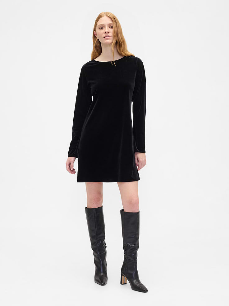 Gap Factory Women's Satin Boatneck Mini Dress