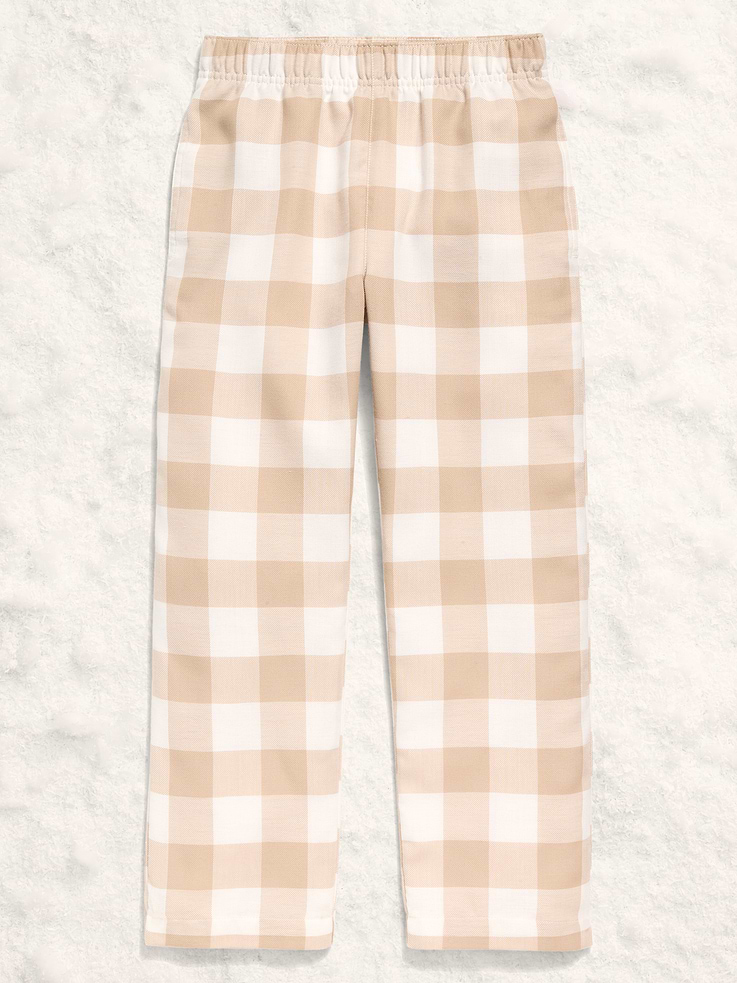 Image number 2 showing, Gender-Neutral Plaid Flannel Pajama Pants for Kids