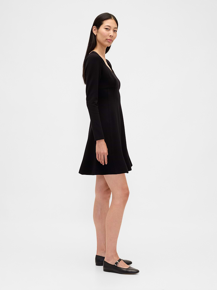 Image number 3 showing, Double Knit Sweetheart Corset Mini Dress