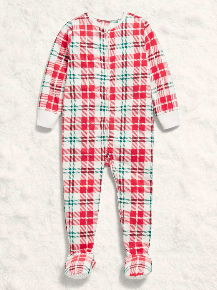Image number 2 showing, 2-Way-Zip Microfleece Pajama One-Piece for Toddler & Baby
