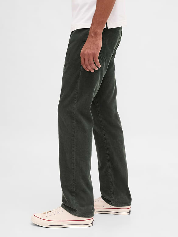 Corduroy Relaxed Straight Pants