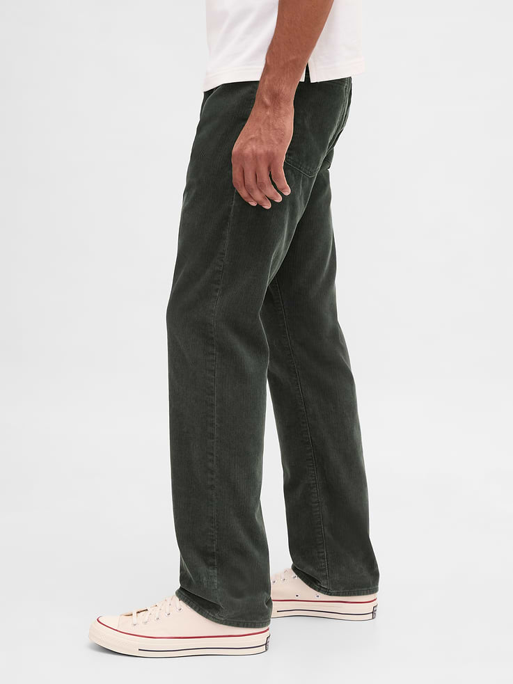 Image number 3 showing, Corduroy Relaxed Straight Pants