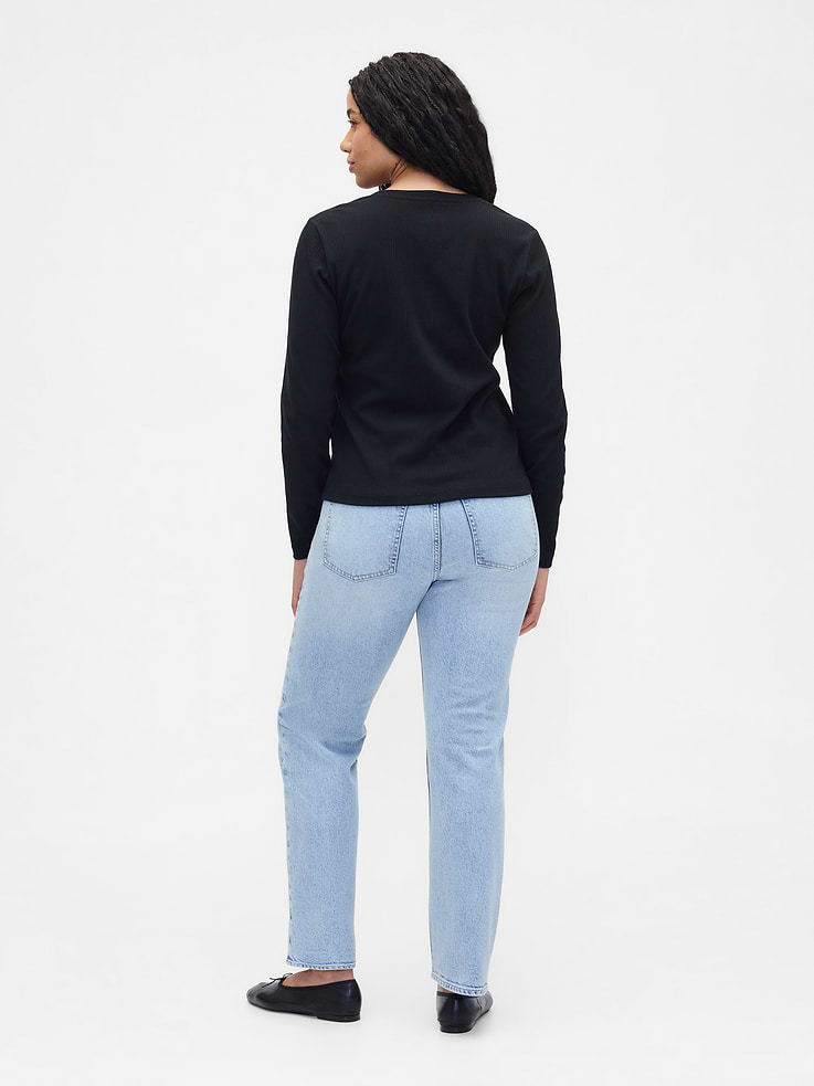 Image number 6 showing, High Rise '90s Slim Straight Jeans