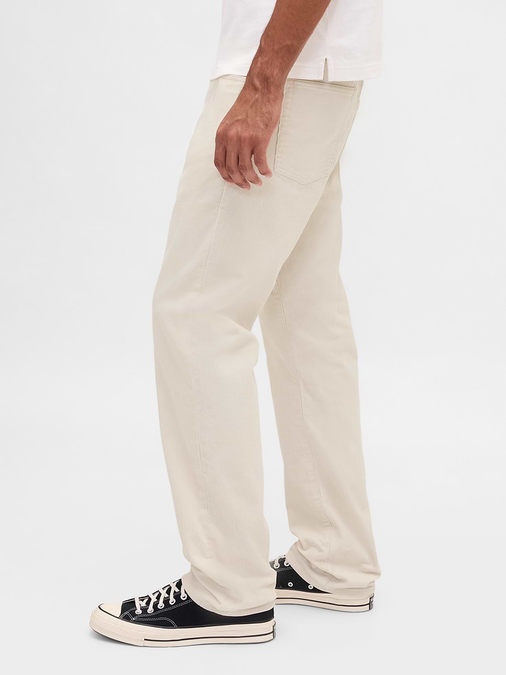 Image number 3 showing, Corduroy Relaxed Straight Pants