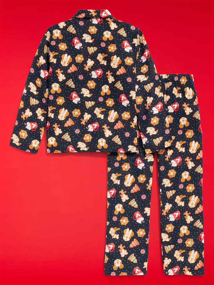 Image number 2 showing, Old Navy x Disney Gender-Neutral Button-Front Graphic Pajama Set for Kids