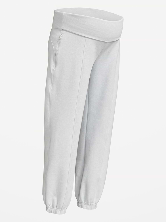 Maternity Dynamic Fleece Rollover Waist Joggers