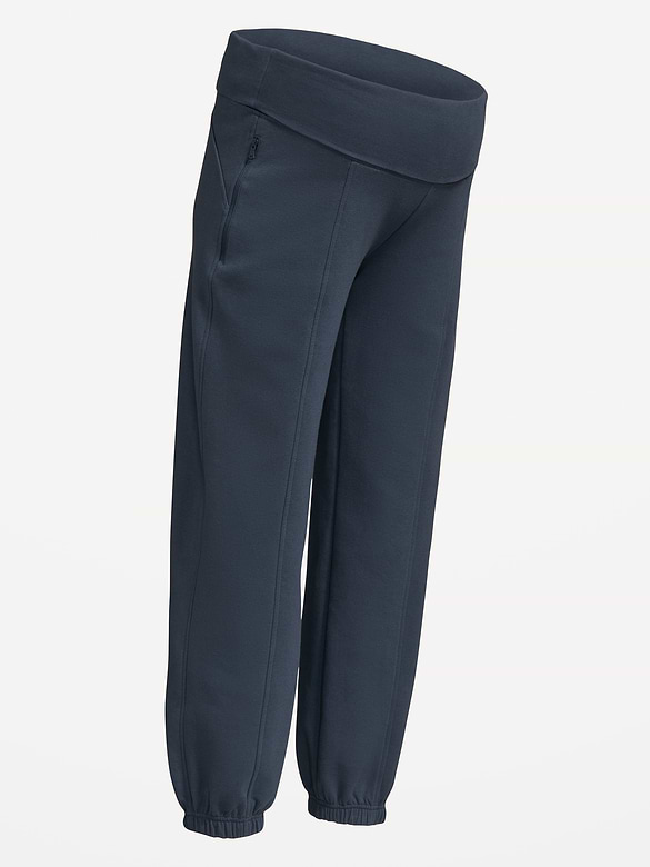 Maternity Dynamic Fleece Rollover Waist Joggers